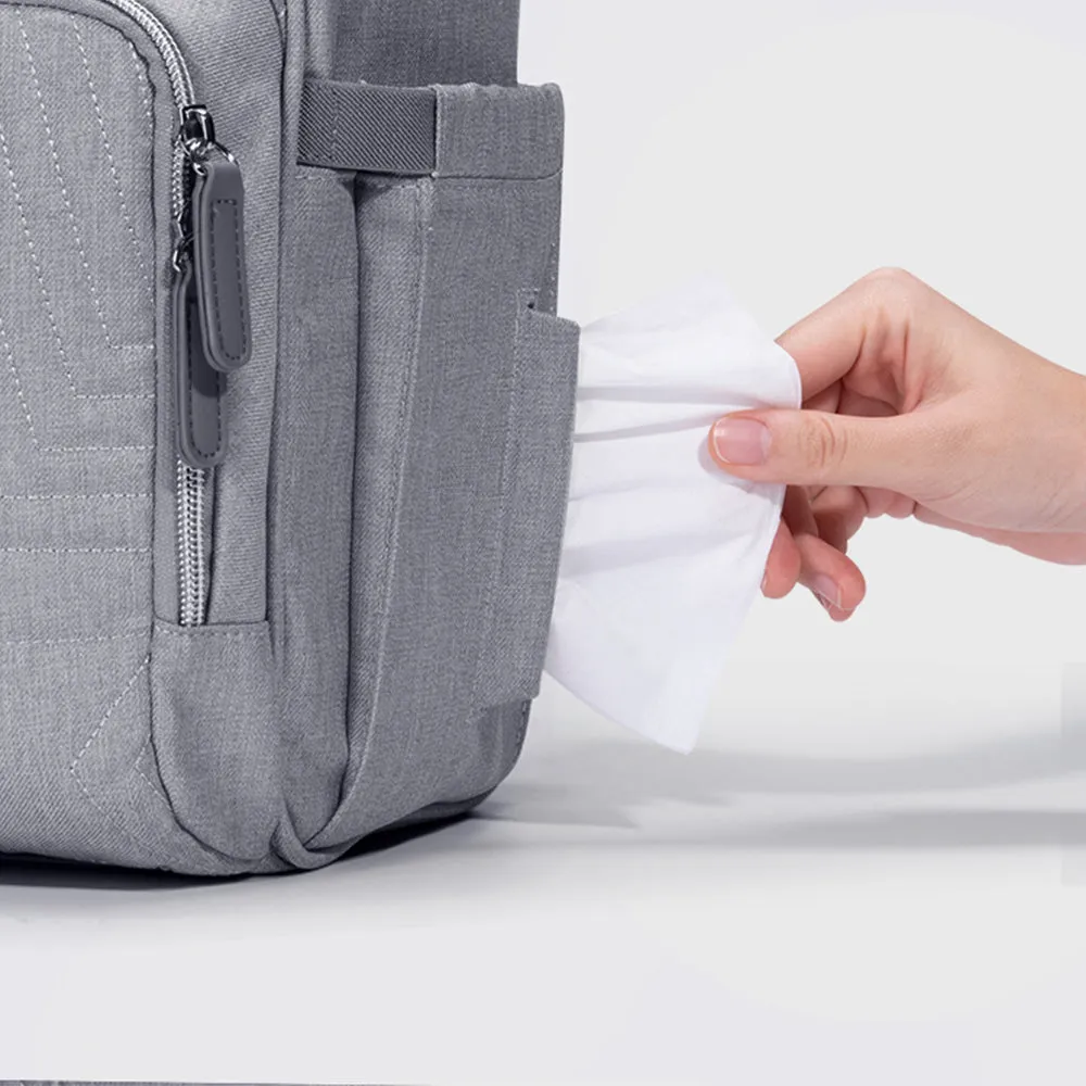 👜 Quilted Diaper Bag Backpack