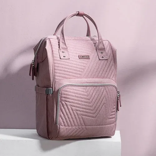 👜 Quilted Diaper Bag Backpack
