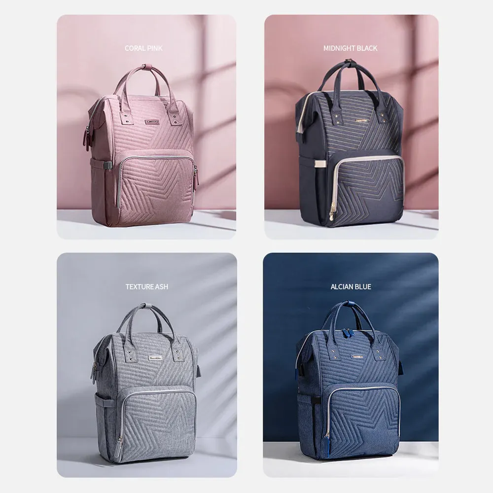 👜 Quilted Diaper Bag Backpack