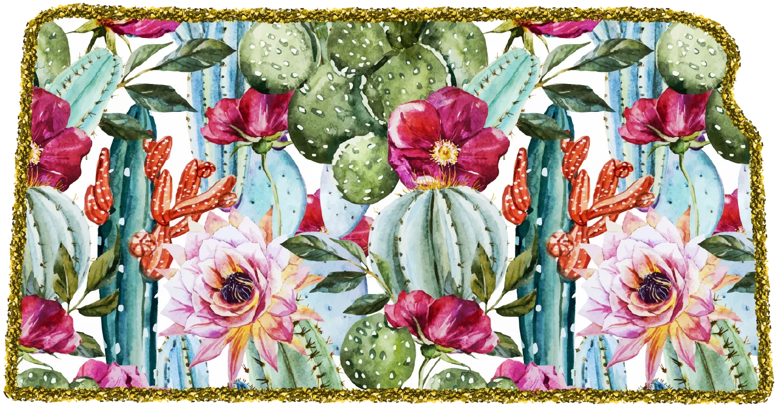 #100 Cactus Glitter State All 50 States Available