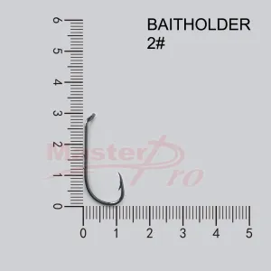 100 x 2# Chemically Sharpened Baitholder Hooks Fishing Tackle