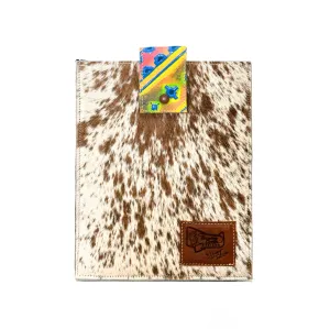 13'' Tablet Sleeve - Chocolate & White w/ Neon Trip Navajo