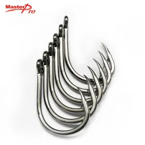 20Pcs Chemically Sharpened 4X Strong Live Bait Hooks Size 6/0 Fishing Tackle