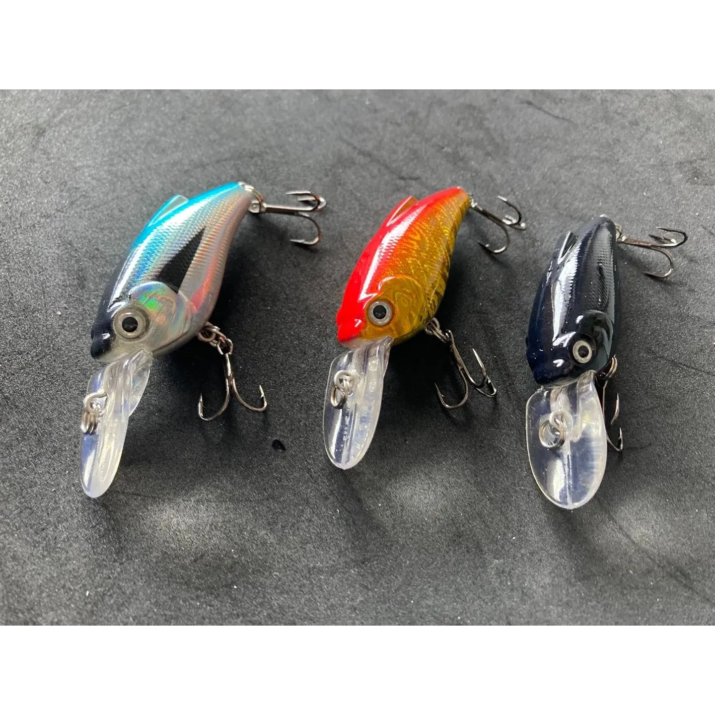 3 x Crankbait lures Shallow Hardbody 55mm Fishing Tackle