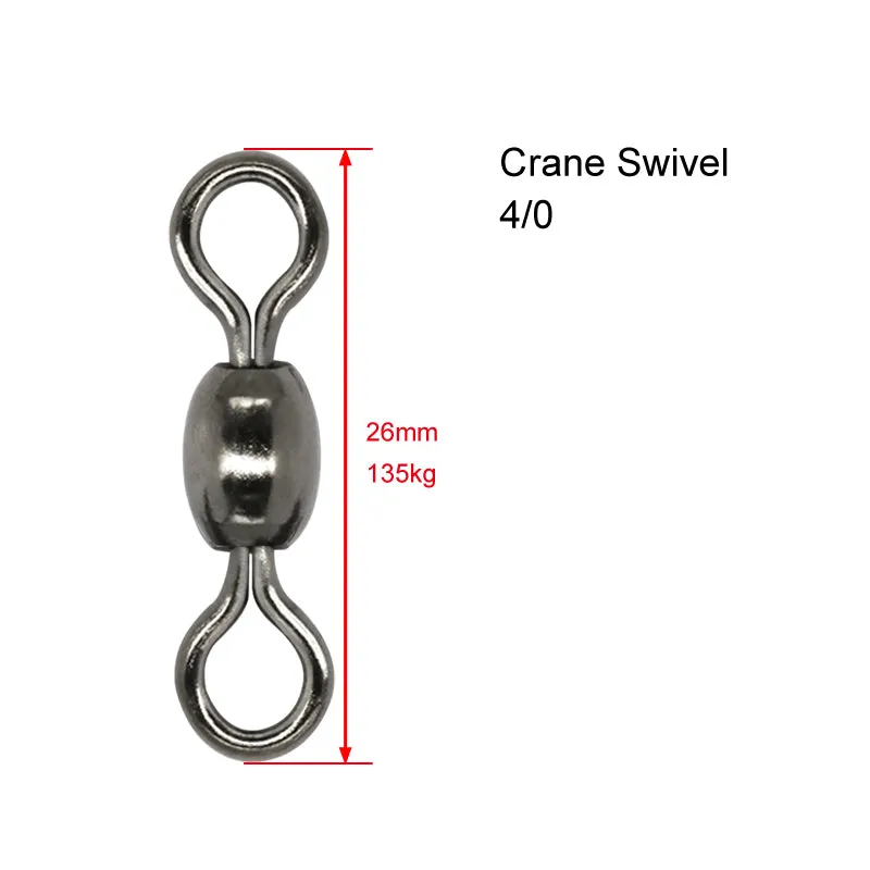 30 X Crane Swivels Size 4/0 Fishing Tackle