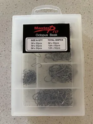 300 X Chemically Sharpened Octopus Hooks small sizes 2/4/6/8/10/12# Fishing Tackle