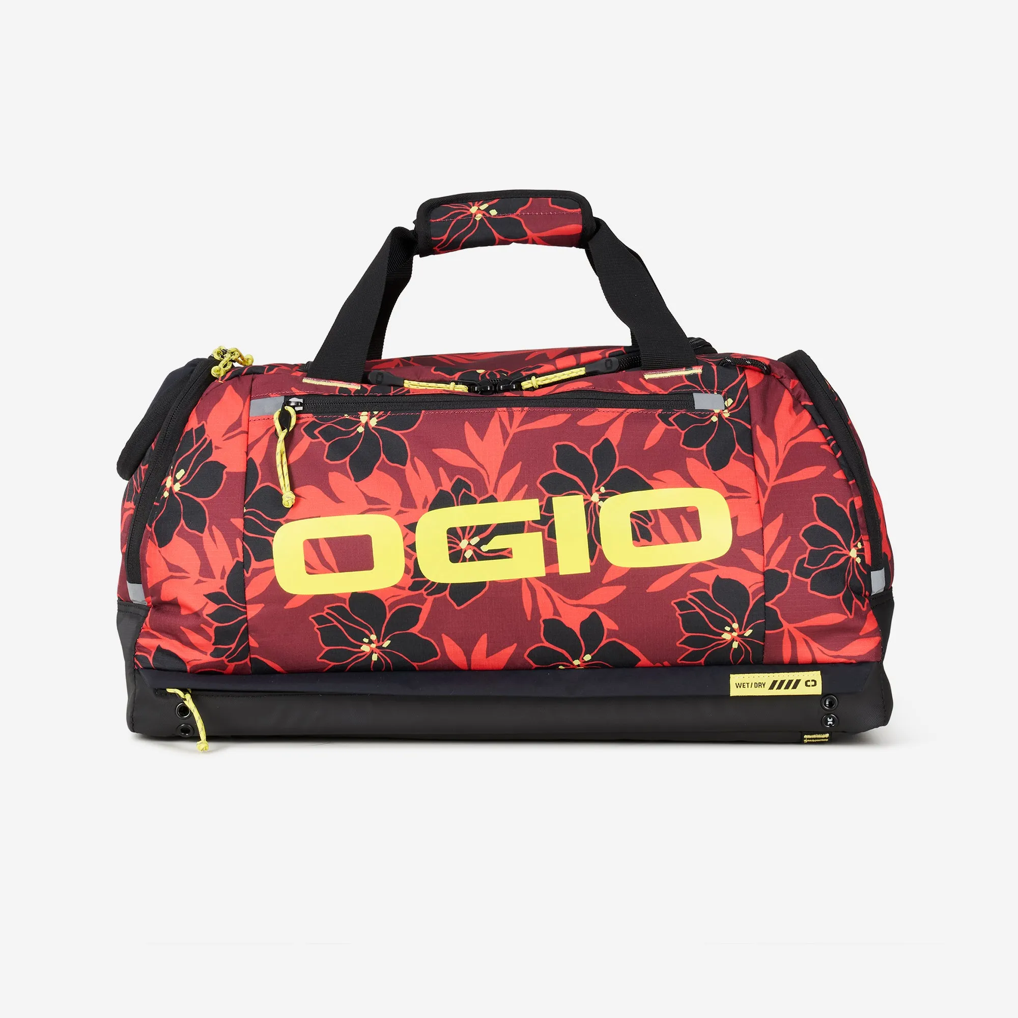 35L Fitness Duffel - Red flower Party