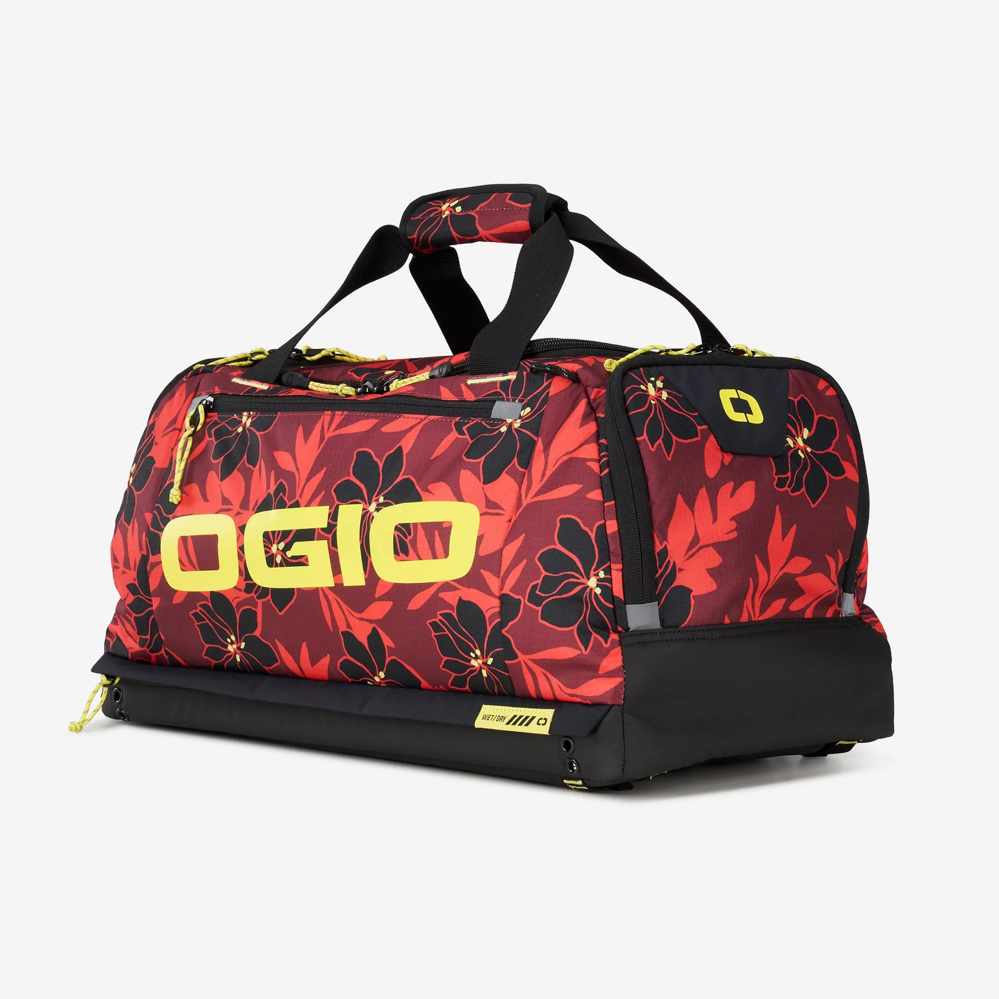 35L Fitness Duffel - Red flower Party