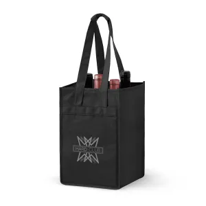 4 Bottle Non-woven Wine Tote Bag *Stocked in the USA*