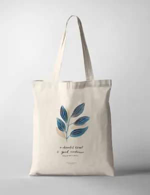A Cheerful Heart Is Good Medicine {Tote Bag}