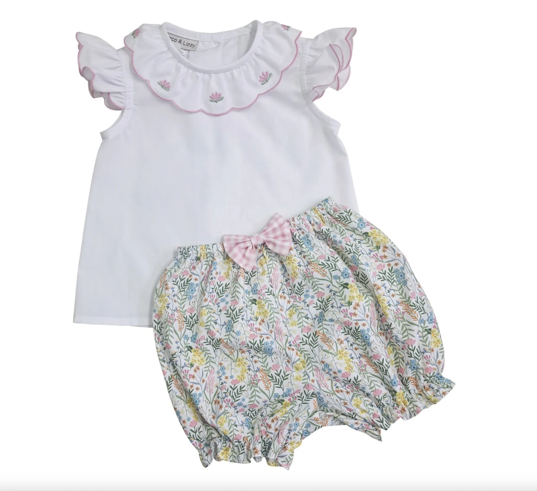Adrian Baby Girl's Diaper Set
