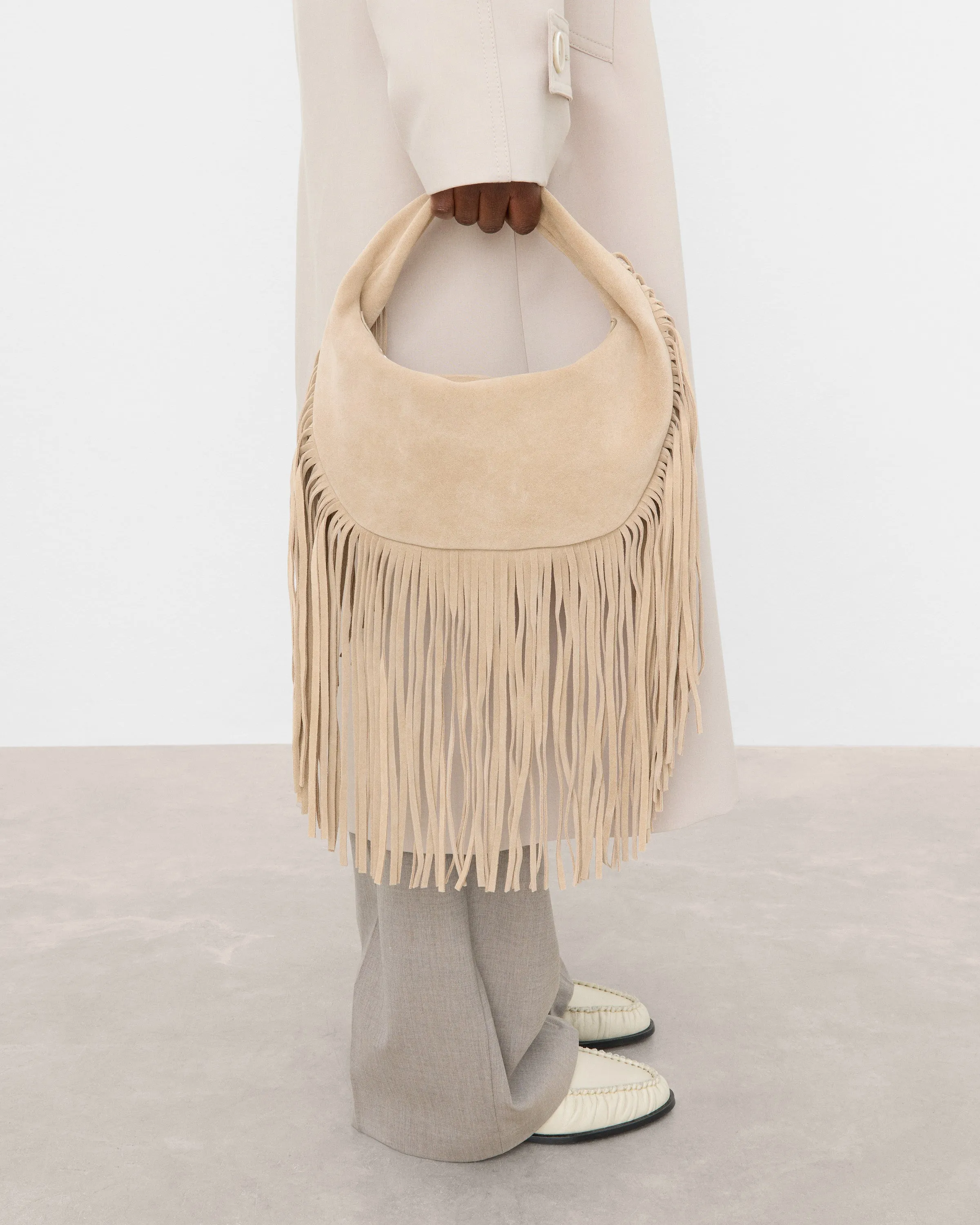 Agnes Mini Bag Suede Sand