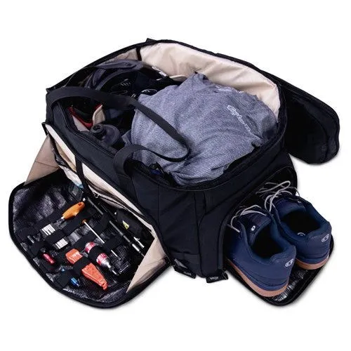 ALBEK Gear Bag Skytrail 51 Duffel Covert Black - Sticky Bottle EMBROIDERY