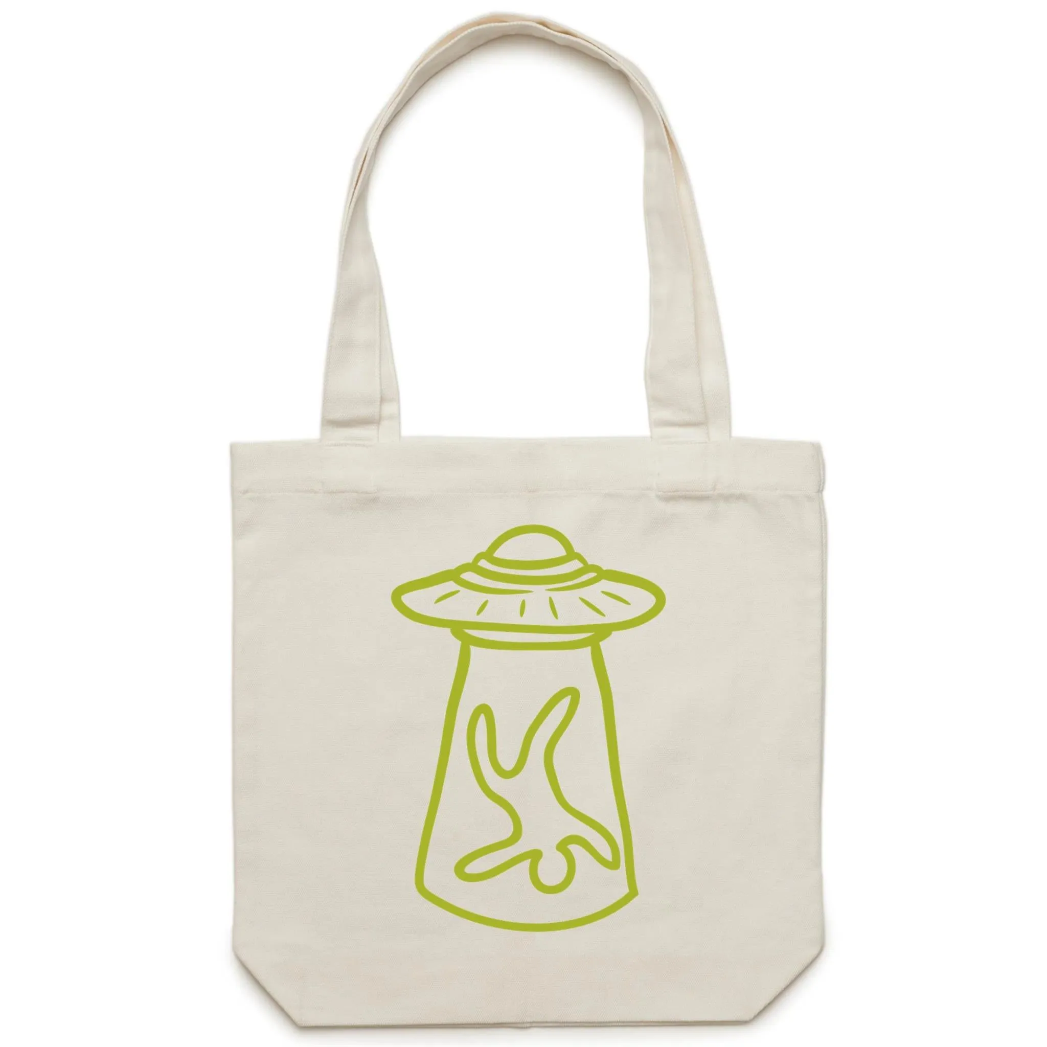 Alien Abduction - Canvas Tote Bag