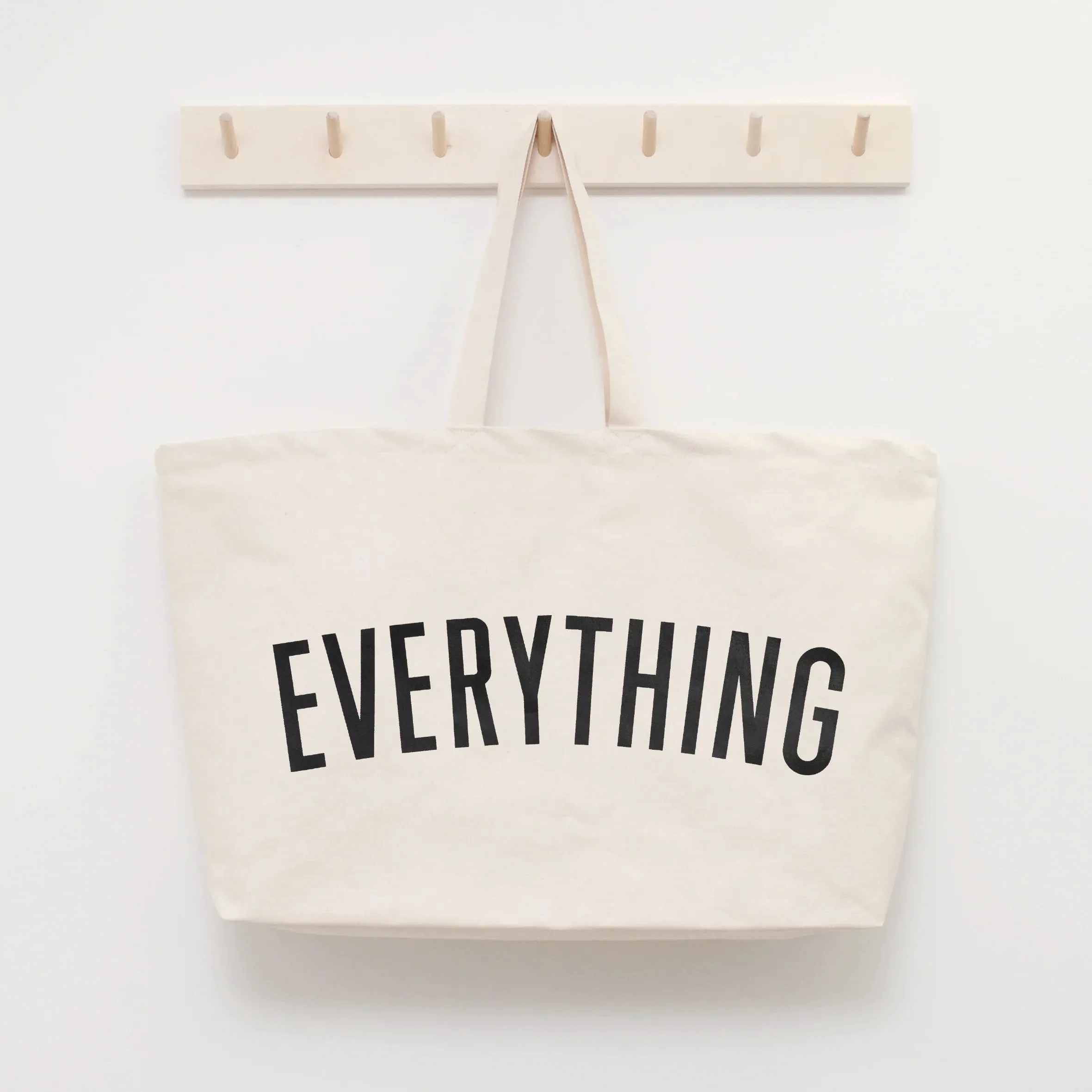 Alphabet Bag - Everything - Cream REALLY Big Bag