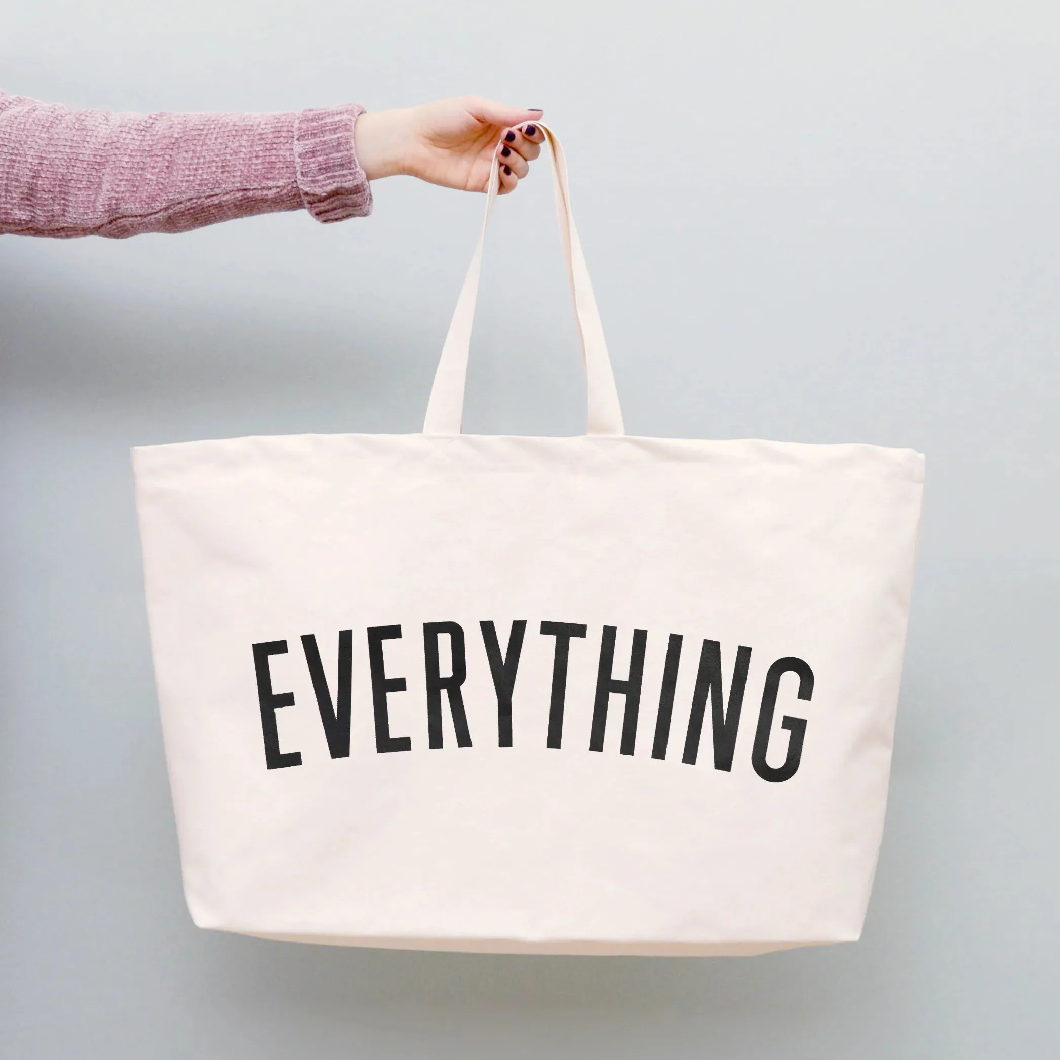 Alphabet Bag - Everything - Cream REALLY Big Bag