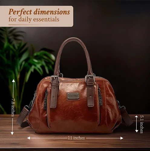 Alvienne’s Prestige Charm | Structured Leather Handbag