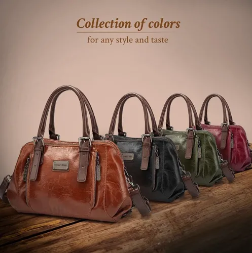 Alvienne’s Prestige Charm | Structured Leather Handbag
