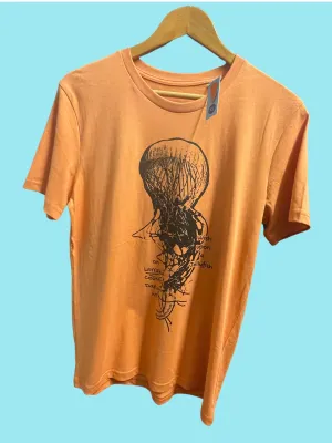 Aly de Groot: Orange Jellyfish tee