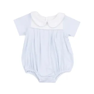 Angel Dear Stripe Classic Blue Pleat Bubble