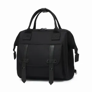 ANYMOM Mommy Diaper Bag Black Color Backpack Waterproof Handbag Fashion Mommy Shoulder Bag
