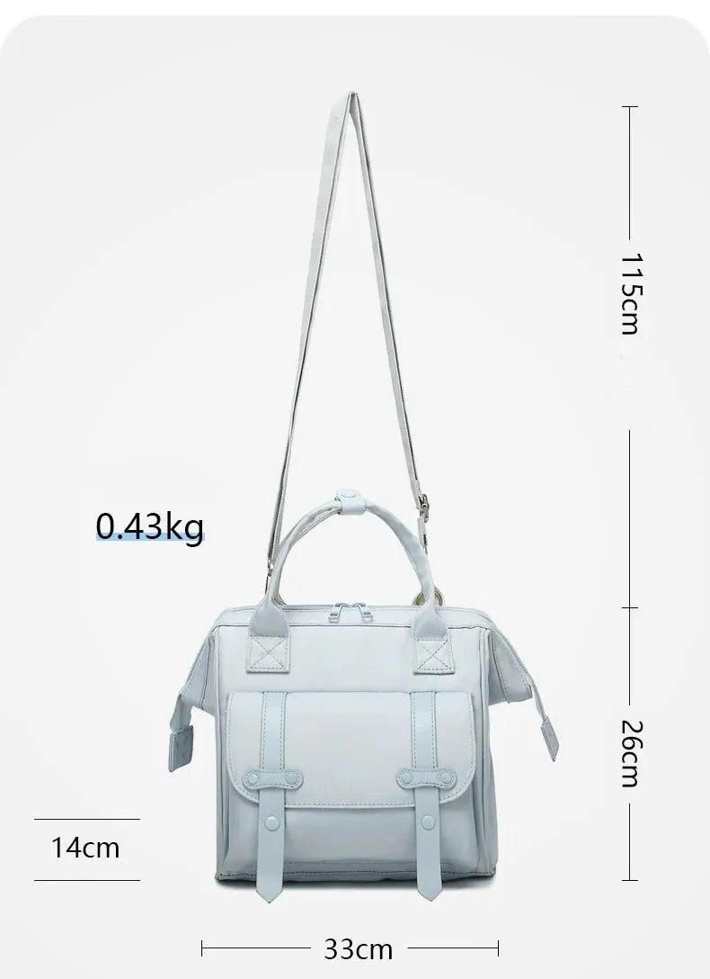 ANYMOM Mommy Diaper Bag Black Color Backpack Waterproof Handbag Fashion Mommy Shoulder Bag