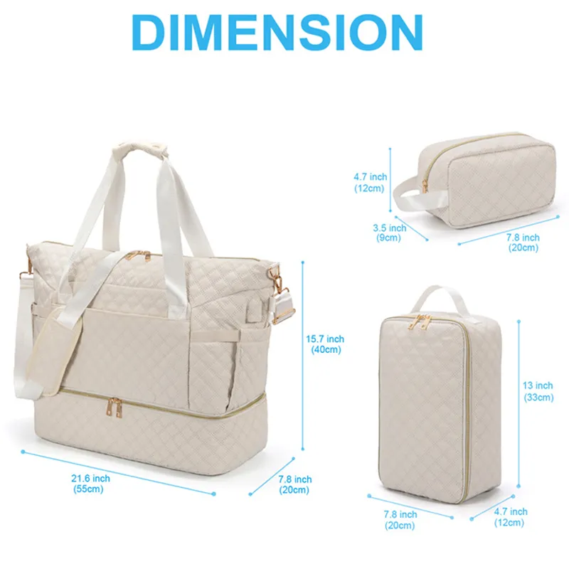 ANYMOM Mommy Diaper Bag Black Handbag 3 pcs Set with Multiple Pocket Design for Travel Outdoor Changing Fashion Mom Shoulder Bags