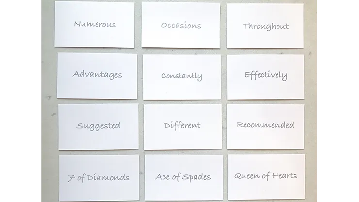 Appearing Business Cards (Prediction Pack) by Sam Gherman
