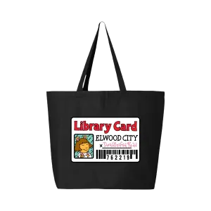 Arthur D.W. Library Tote Bag - Black