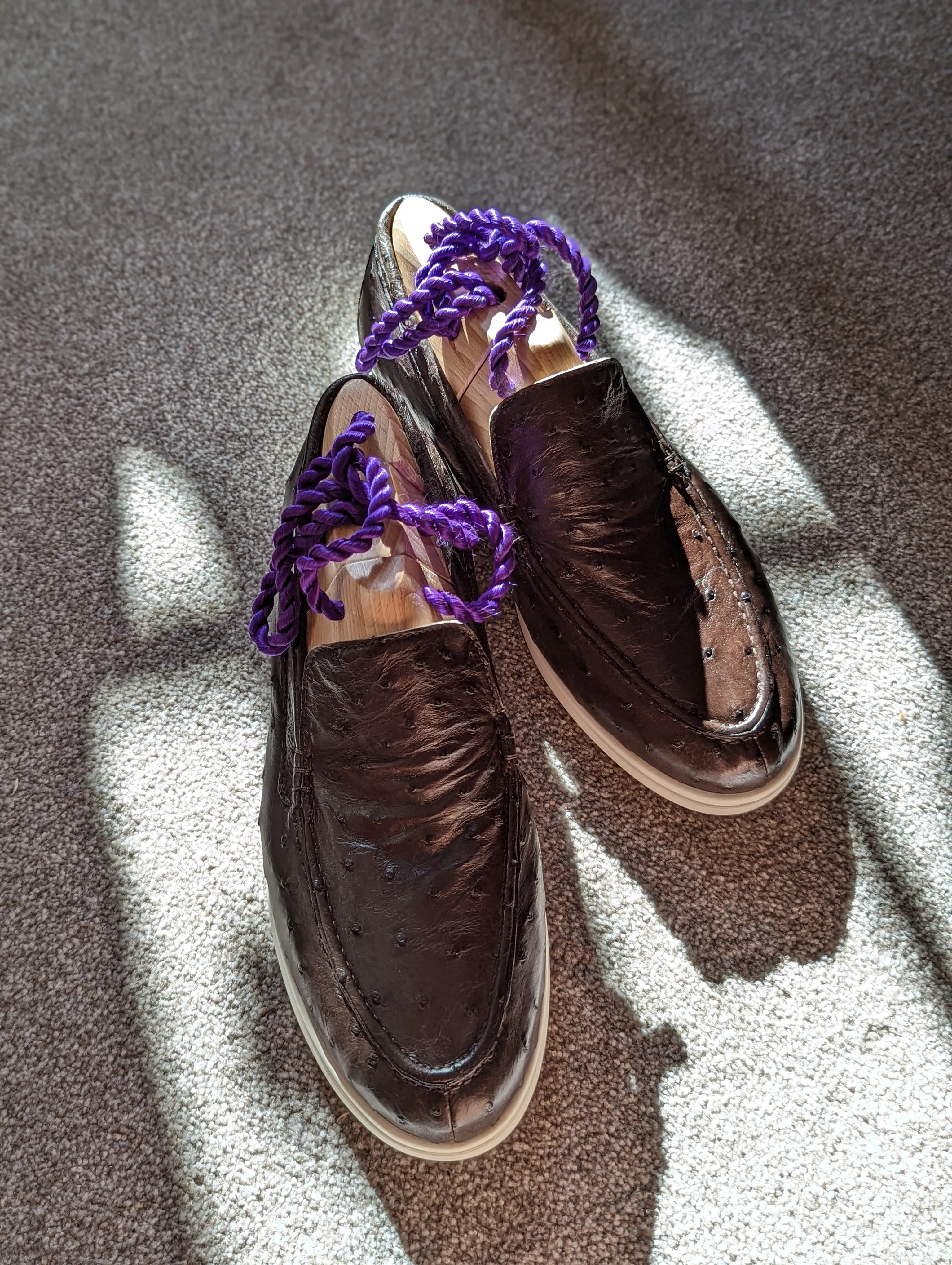 Ascot Cannes - Brown Ostrich
