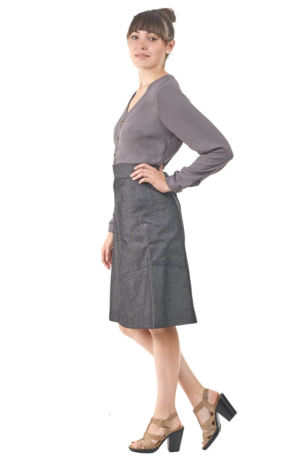 Atheno Skirt in Smoky Dot