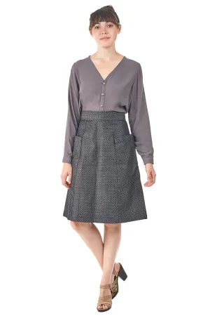 Atheno Skirt in Smoky Dot