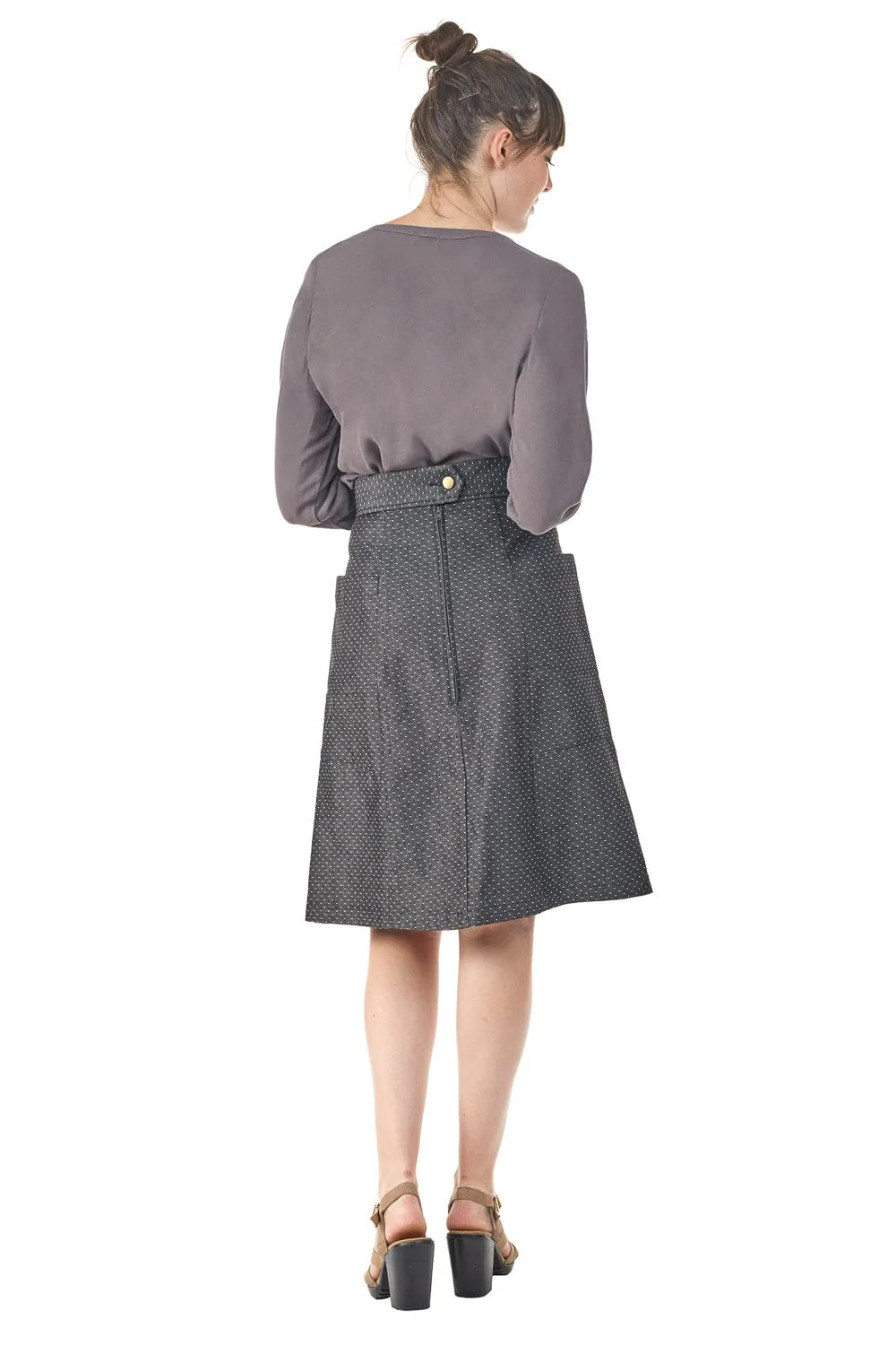 Atheno Skirt in Smoky Dot
