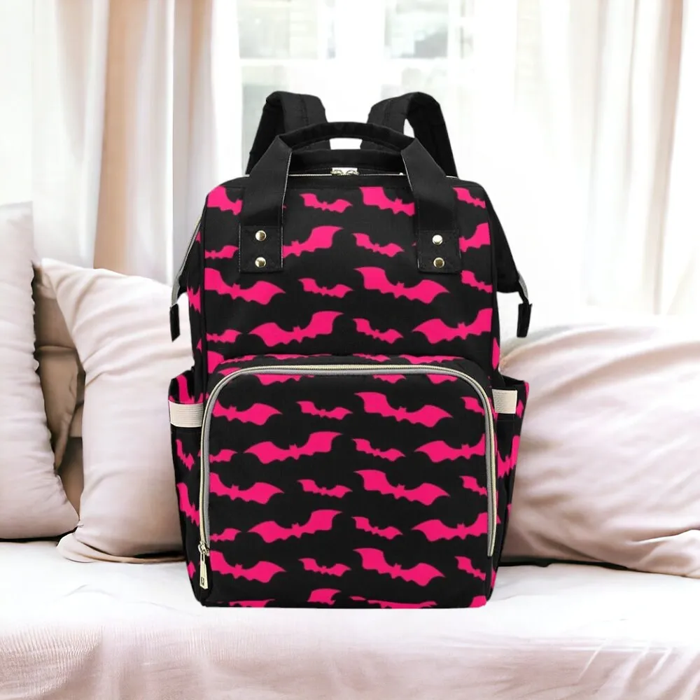 Baby Bat Diaper Nappy Bag Pastel Goth Baby Bag Goth Backpack Goth Purse Goth Baby Stuff Gothic Baby Stuff Horror Spooky Nursery Skull Baby