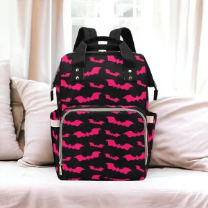 Baby Bat Diaper Nappy Bag Pastel Goth Baby Bag Goth Backpack Goth Purse Goth Baby Stuff Gothic Baby Stuff Horror Spooky Nursery Skull Baby