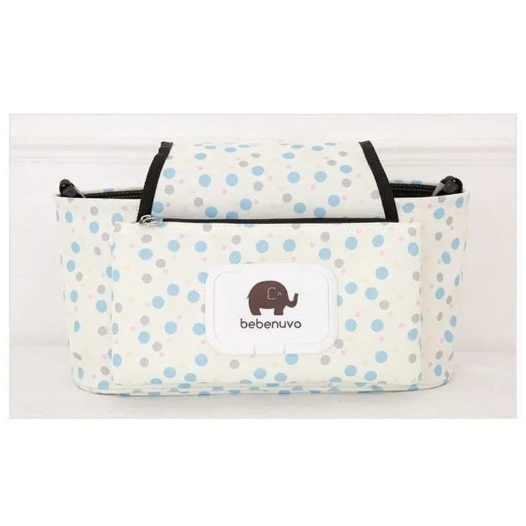 Baby Diaper Bag for Stroller Bags Organizer Large Capacity Travel Mommy Maternity Nursing Changing Hanging Nappy Storage Bag