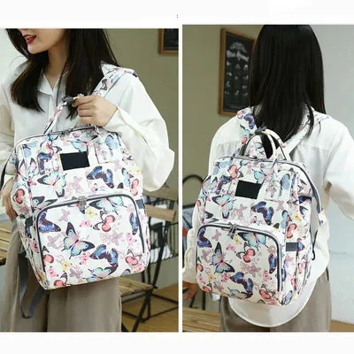 Baby Diaper Bag (Waterproof) Butterflies