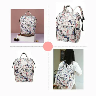 Baby Diaper Bag (Waterproof) Butterflies