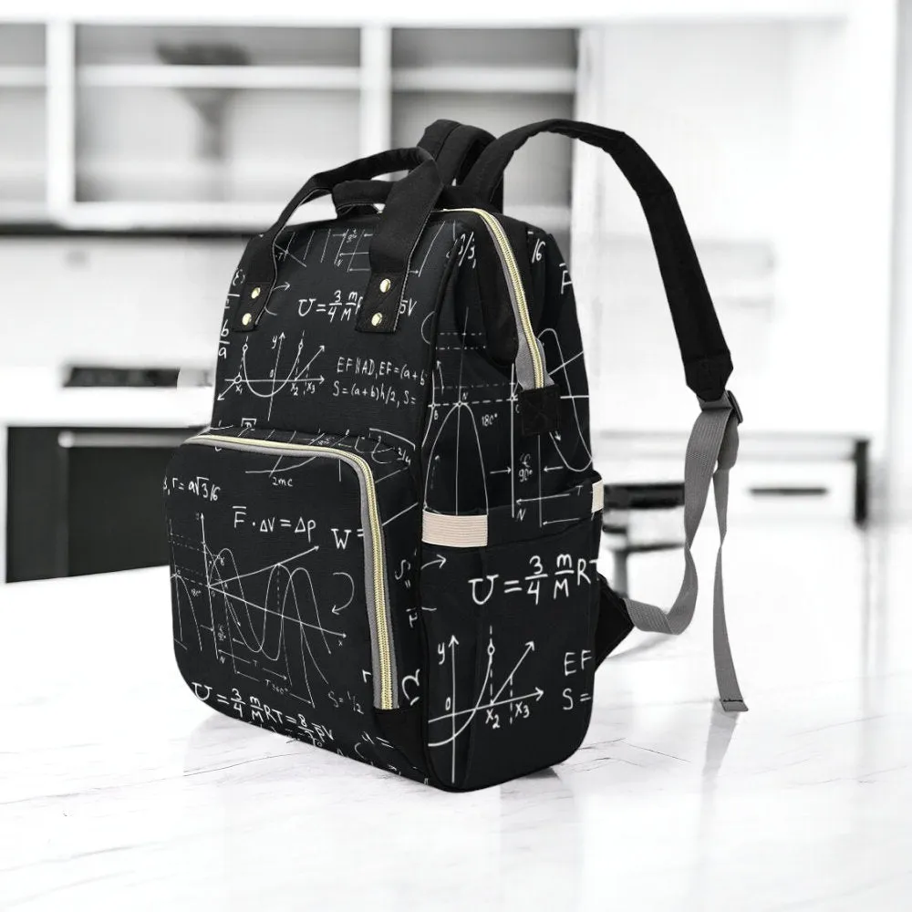 Baby Goth Diaper Nappy Bag Goth Math Baby Bag Goth Backpack Goth Purse Goth Baby Stuff Gothic Baby Stuff Horror Spooky Nursery Skull Baby