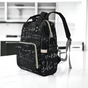 Baby Goth Diaper Nappy Bag Goth Math Baby Bag Goth Backpack Goth Purse Goth Baby Stuff Gothic Baby Stuff Horror Spooky Nursery Skull Baby