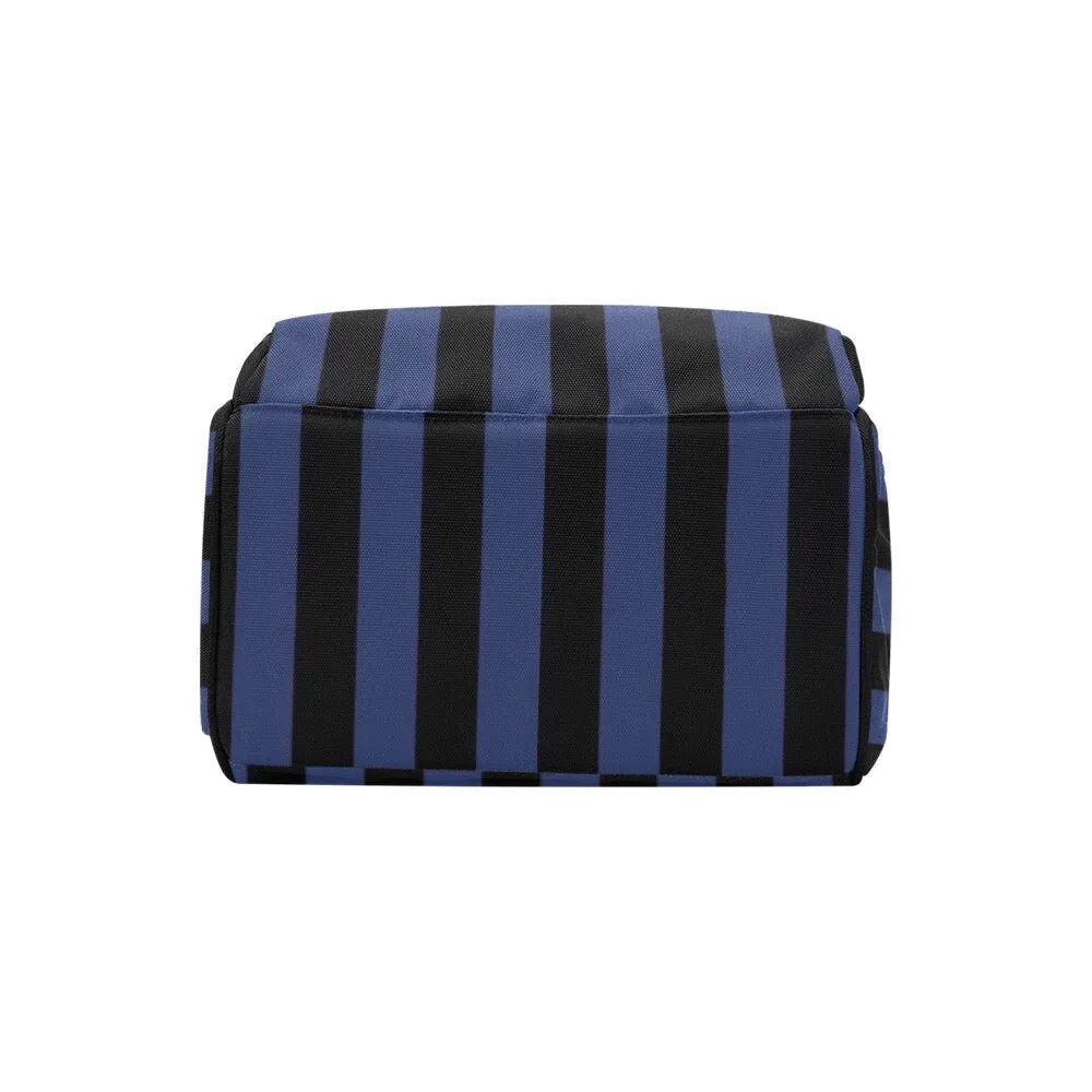 Baby Goth Striped Diaper Nappy Bag Goth Baby Bag Goth Backpack Goth Purse Goth Baby Stuff Gothic Baby Stuff Horror Spooky Nursery Skull Baby