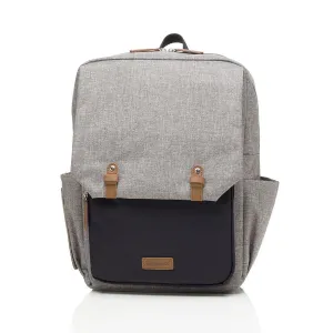Babymel George Backpack Changing Bag - Black/Grey