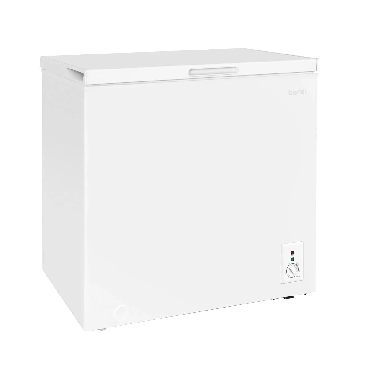 Baridi Freestanding Chest Freezer, 142L Capacity, Garages and Outbuilding Safe, -12 to -24°C Adjustable Thermostat with Refrigeration Mode, White