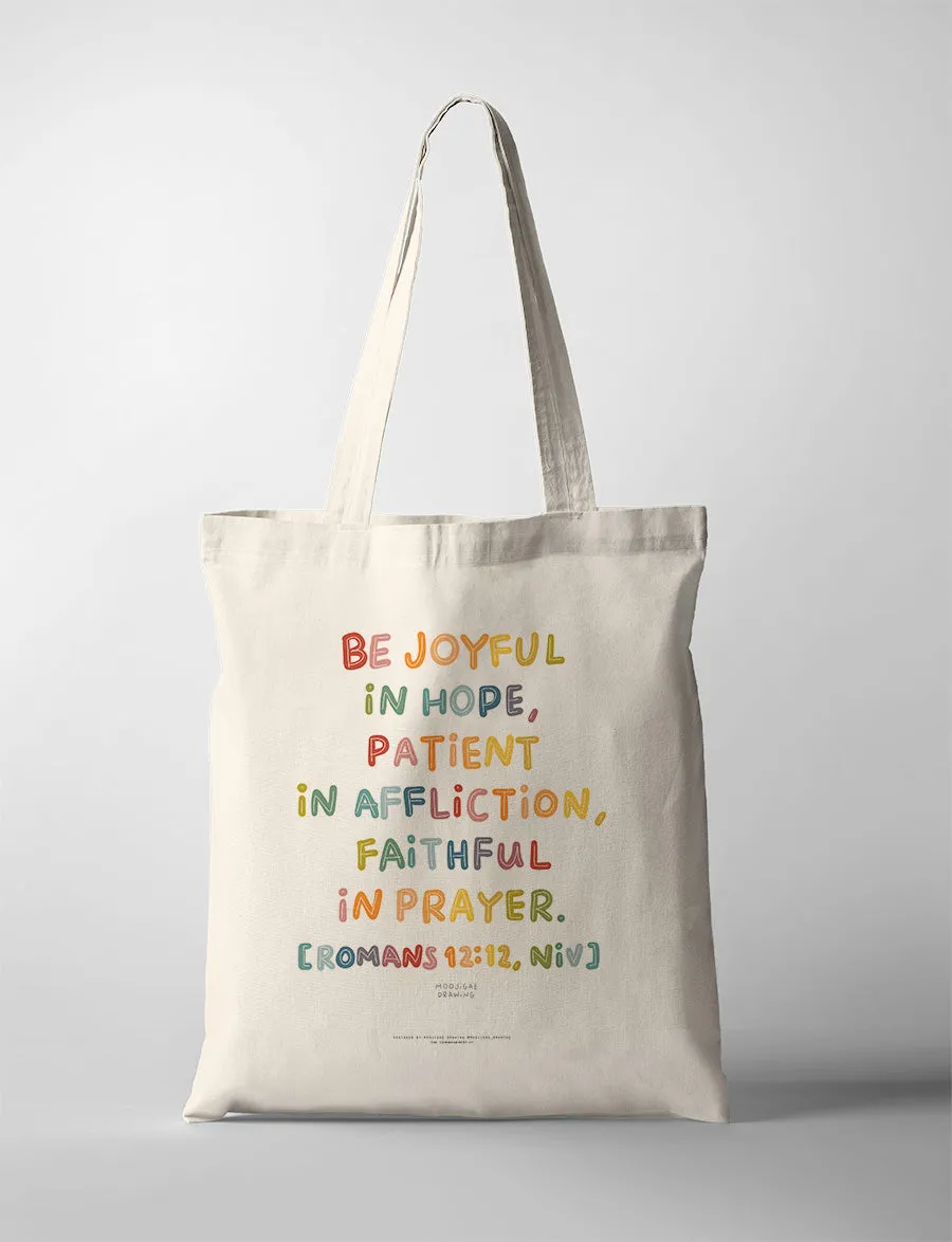 Be Joyful In Hope {Tote Bag}