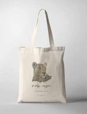 Be Strong & Courage {Tote Bag}