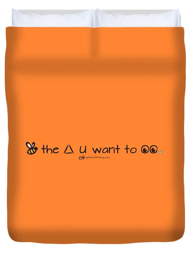 Bee The Chng You Want To See - Duvet Cover
