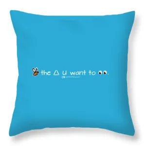 Bee The Chng You Want To See - Throw Pillow