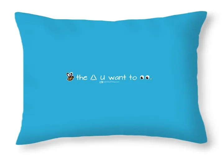 Bee The Chng You Want To See - Throw Pillow