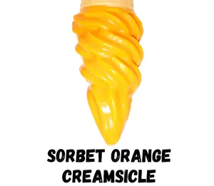 Belgian Orange Sherbet Cone Dip - Case of 6 x 1KG - Canadian Distribution