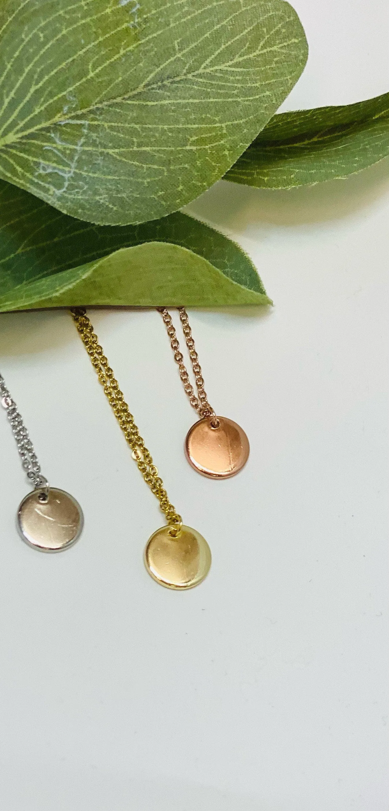 Bereavement Gift, Pet Sympathy Gift, Memorial Gift, Grief Gift, Remembrance Gift, Miscarriage Necklace, Disc Necklace, Condolence Gift, Send